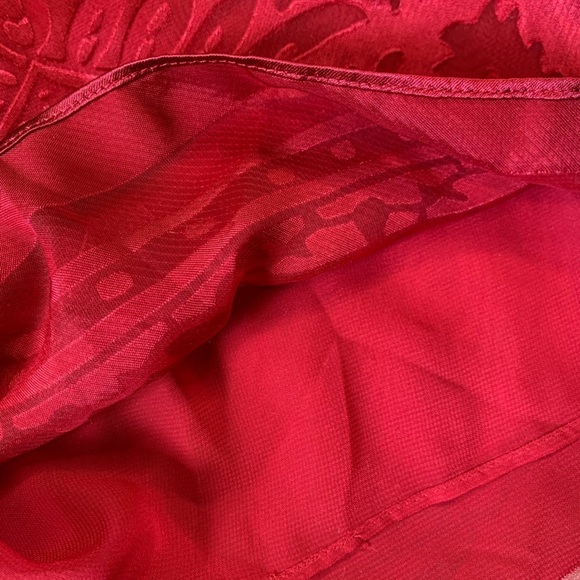 Max Studio Tunic Tank Red Women Boho Size Small to Medium Office - Picture 3 of 8